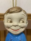 Rare Vintage Bonnytex 1964 Rubber Squeak Doctor Boy Squeaker Toy Tall Squeaky