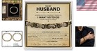 Classic Stainless Steel Cuban Link Bracelet Gift Set For Your Beloved Husband
