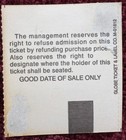 Dante s Peak Vtg Edwards Movie Theater Ticket Stub Opening Month Pierce Brosnan
