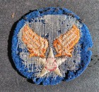 Vintage 1940s Wwii Us Army Air Force Embroidered Felt Sew-on Patch