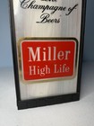 Vintage Miller High Life Champagne Of Beers Light Up Sign Rare