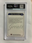 Mike Krzyzewski Autograph Duke Blue Devils 01 Fleer Gotg Trading Card Signed Psa