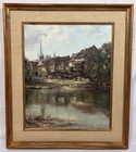Vintage Original Willi Bauer  german B 1923   bad Kreuznach  Oil Painting Signed