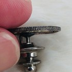 Vtg Mercury Dime Cut Out Silver Tie Tack Pin