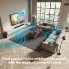 Insignia- 5 1 2 Channel Home Theater Soundbar With Wireless Subwoofer And R   