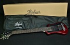 Hofner Hct-sh-d-r Shorty Deluxe Travel Electric Guitar 2 Pickups Metallic Red