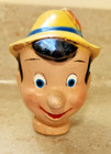 Vintage Disney Pinocchio Composition Hand Puppet Head Only Ent Made In Usa
