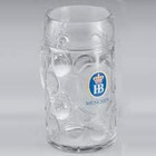 1 Liter Hb  hofbrauhaus Munchen  Dimpled Glass Beer Stein