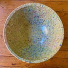 Vintage Brookpark Melamine Large Confetti Bowl 11 75    Splatter Speckle Green
