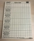 Uno Score Pad International Games 100 Double Score Cards Vintage 1978