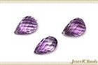 Amethyst Briolette Cut 3 0ct  Affordable Loose Gemstone