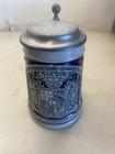 Vintage Gerz Reines Sinn German Salt Glaze Stoneware Lidded Beer Stein