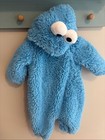Pottery Barn Kids Cookie Monster Costume Baby 0-6 Months Sesame Street Halloween