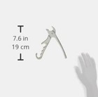 Three Pack  3 Winco Premium Pizza Pan Gripper  Cast Aluminum