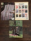  lot Of 3  Vintage Crochet Afghans Patterns Leisure Arts susan Bates Leaflets