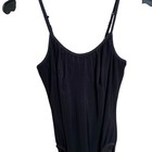 Olga   Vintage Black Slinky Babydoll Teddy Lingerie Size 36 11009
