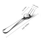 Snamonkia Small Appetizer Forks And Demitasse Spoons Stainless Steel Set Of 24