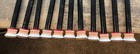 11 Antique Pump Organ Pink Peach Porcelain Pulls Knobs