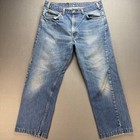 Vintage Levis 505 Jeans Mens 34x30  fits 32x24  Orange Tab Vintage Usa