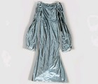 Renaissance Fair Dress Women Small Velvet Blue Red Medieval Gown Cosplay Costume