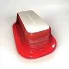 Le Creuset 06 51 Stoneware Loaf Pan Red Rectangle Baking Dish 10 5 Inch Length