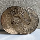 Vintage Ernest Steiner Ingenue 925 Sterling Silver Double Circle Brooch Pin