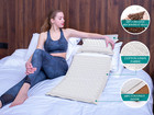 Acupressure Mat And Pillow Set natural Eco Linen   Coconut Fiber Filling fsa hsa