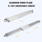 Aluminum Work Plank 8-13ft 9-15ft Adjustable Telescoping Plank  440lbs Capacity