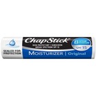 Chapstick Moisturizer Original Lip Balm Tubes  Spf 15 And Skin Protectant 3 Pack