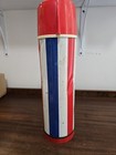 Vintage Westbend Red white blue Thermo Serve Thermos  Outside Damaged