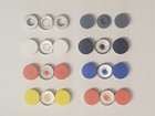 1000 Pack 20mm Aluminum Flip-off Seals   Rubber Stoppers For Serum Vials
