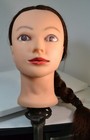 Silky Long Hair Cosmetology Hairdresser Practice Mannequin Head W clamp Auburn