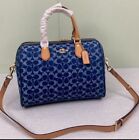 New Coach Rowan Large Satchel Bag Signature Canvas Cy699