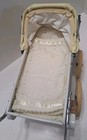 Vtg 1950s Mid Century Doucet French Doll Carriage Pram Buggy Red Made In France 