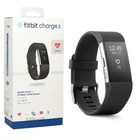 New Fitbit Charge 2 Black Fitness Activity Tracker  with S   L Sizes Wristband 