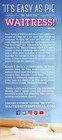 Waitress -sara Bareilles  gavin Creel Promo Ad Flyer Handbill New York Broadway