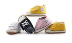 Unisex Baby Girls Boys Canvas Sneakers Soft Rubber Sole High Top Ankle Infant   
