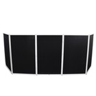 Prox Xf-5x3048w 5 Panel White Frame Dj Facade W quick Release 180 Deg  Hinges