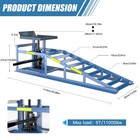 2 Heavy Duty Car Ramps 5 Ton Capacity Hydraulic Adjustable Height 9 8-15in