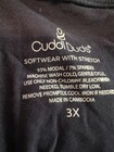 Cuddl Duds Plus Softwear With Stretch Long Sleeve Top  Cd9427016  Navy  3x   38
