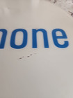 Vintage Telephone Phone Booth Sign Bell Telephone Blue Letters At t Bell