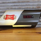 Vtg Miller High Life Beer Advertising Clock Sign Lighted Clock Light Issue Video