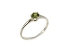 Rare 19thc Antique   ct Demantoid Green Garnet silver Ring  Ancient Celt Rome Gem