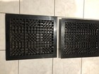 Antique Vintage  Heavy Gauge Steel Floor Or Wall Register Grate Vent 12 X 14 