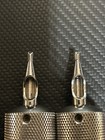Lot Of 2  Medical Grade Stainless Steel Adjustable Tattoo Needle Cartridge Grips