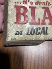 Blatz Beer Original Sign Replacement For Waiter Guy Paper Label Is Loose Mancave