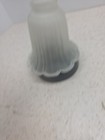  1  Slanted Tulip Frosted Glass Lamp Shade Scalloped Ribbed Fluted 2 1 4    Fitter