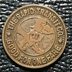 Nice 1949 Kansas Jayhawks Lawrence Kansas 85th Year Rapid Transit Token-jan222
