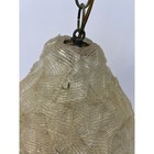 Vintage 1950s Mid Century Modern Chunky Acrylic Swag Lamp Resin Light Teardrop