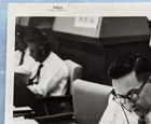 Vintage Nasa Black Serial Number  file Print  Photograph Gemini Mission Control